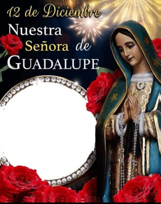 Julita02 Virgen de Guadalupe Photo frame effect