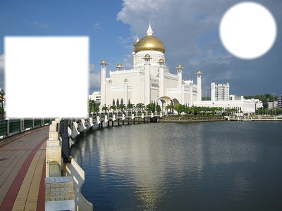 Masjid Moussa Photo frame effect