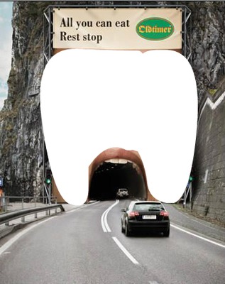 tunnel Fotómontázs