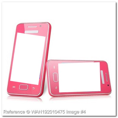telefonos rosados Fotomontasje