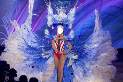 Miss USA 2014 National Costume Fotomontažas