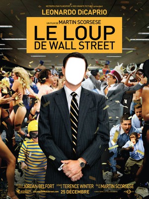 Le loup de Wall Street Valokuvamontaasi