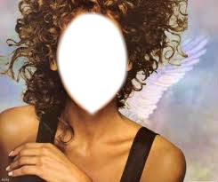 Whitney Houston Photo frame effect