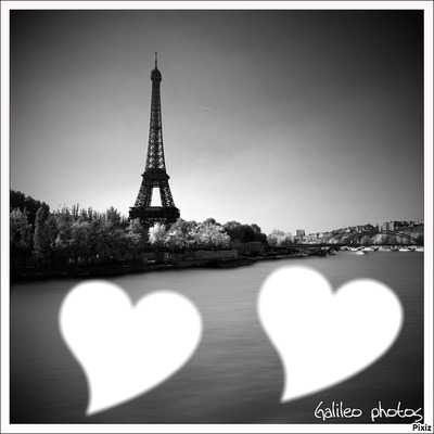 un amour de Paris Valokuvamontaasi