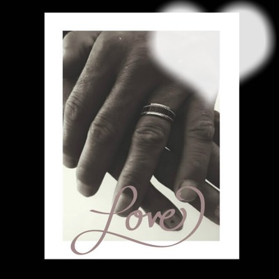 Love Promesse d'Amour Fotomontage