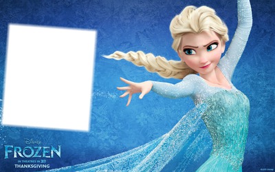 Elsa-Ledové království Fotomontage