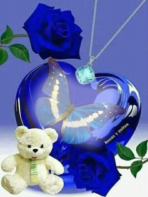 renewilly corazon azul Fotomontáž