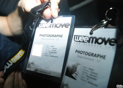 carte weemove "photographe staff" Fotomontagem