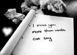 I miss you ! Fotomontaż