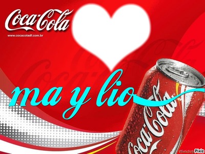 cocacola Photo frame effect