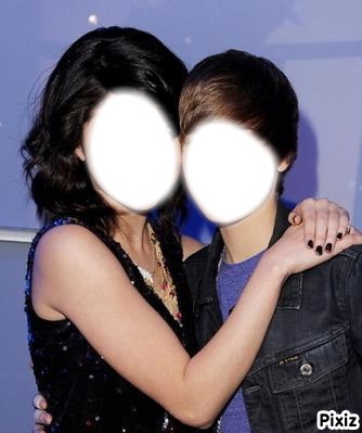 Justin Bieber et Selena Gomez Montaje fotografico