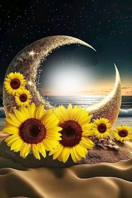 Cc Luna de girasoles Photomontage