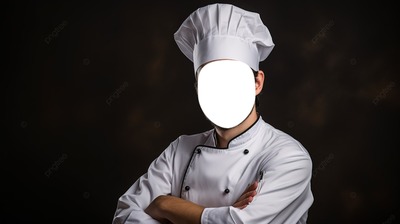 chef en cuisine Fotomontage