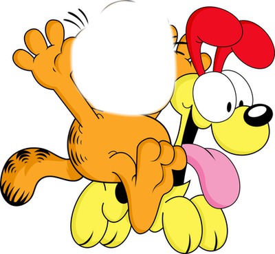 Garfield et Odie Фотомонтажа
