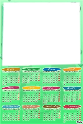 calendrier Fotomontage