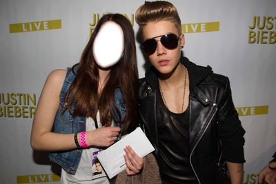 Justin Bieber and you Fotomontáž