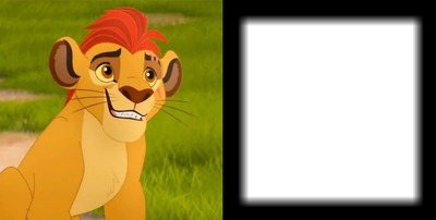 lion guard Kion Photo frame effect