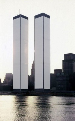 World Trade Center 1970 Photo frame effect