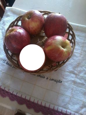 maçã Fotomontaža