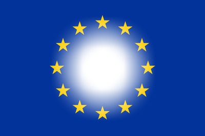Europe flag Fotomontaż