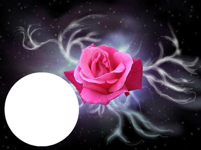 cadre rose Photomontage