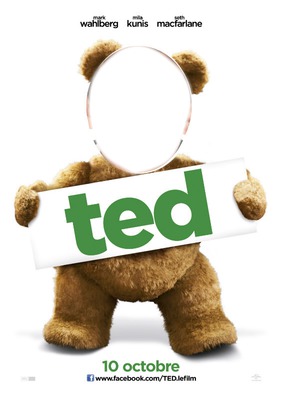 ted l'ourson Fotomontage