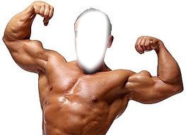 musculoso Fotomontage