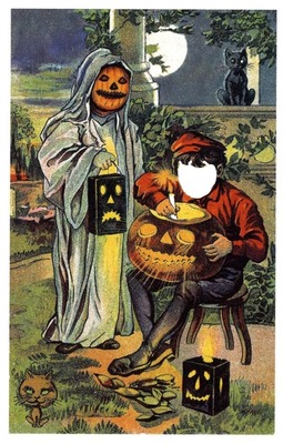 gatoneu Halloween Fotomontaż