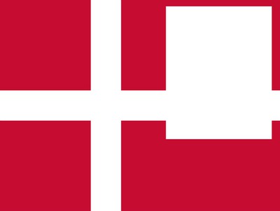 Denmark flag Valokuvamontaasi
