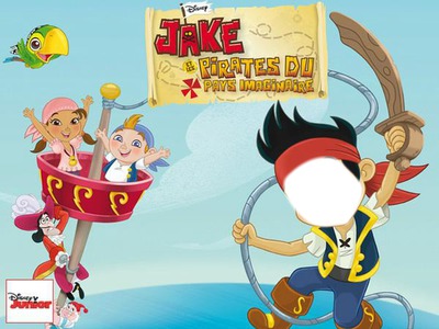 jack et les pirates Fotomontaža