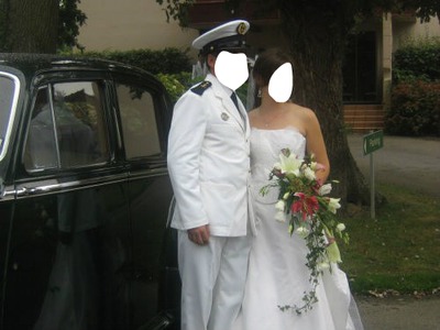mariage militaire Fotomontaža