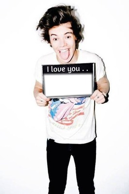 Harry Styles 'I love you' Montaje fotografico