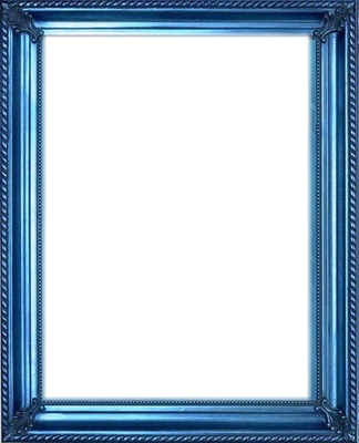 cadre bleu bleu