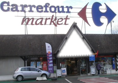 carrefour market tourgeville Fotomontaža