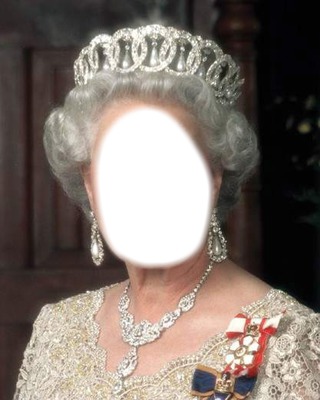 queen elizabeth2 Photo frame effect