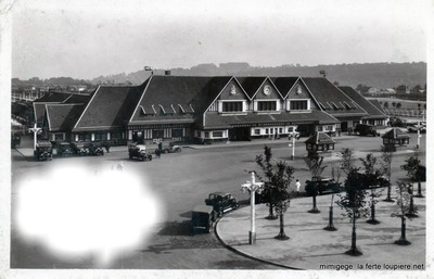 la gare de deauville 1944 1.3 Fotomontage