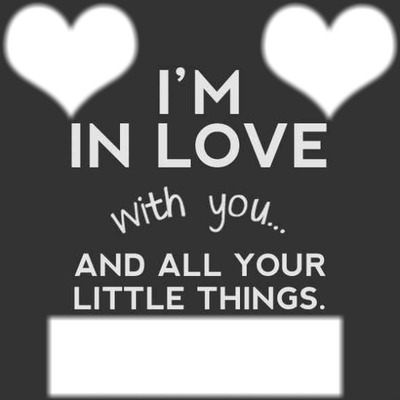 In Love with all your Little things Valokuvamontaasi