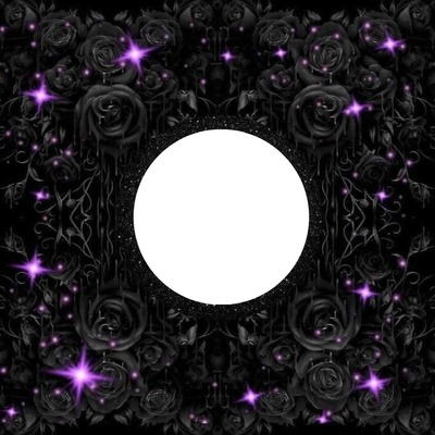 purple and black glitters Fotomontaggio