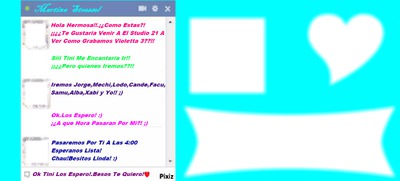 Chat Falso Con Martina Stoessel Montage photo