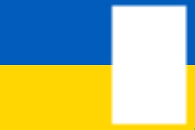 Ukraine flag Fotomontaža