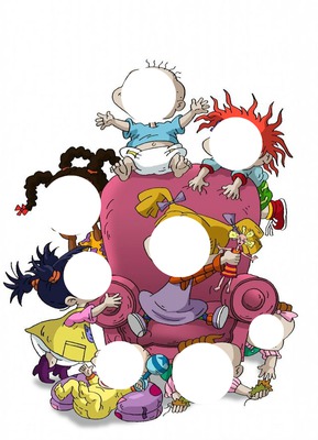 rugrats tommy chukie phil lil angalica susie dil kimi Photomontage