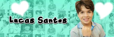 Lucas Santos capa Fotomontáž