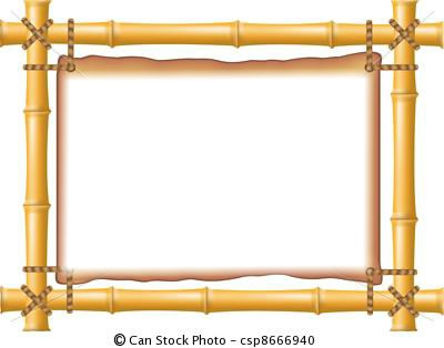 cadre bambou Fotomontaggio