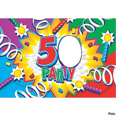 Anniversaire 50 Party Fotomontáž