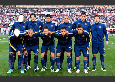 Boca Juniors Фотомонтажа