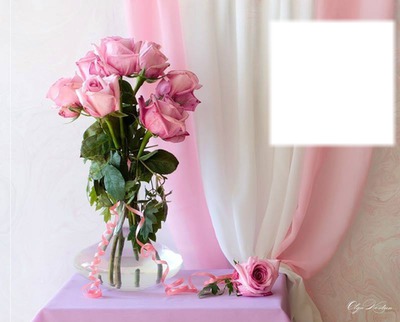 Bouquet de roses Фотомонтаж