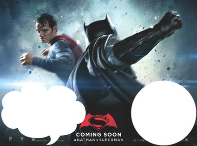 BATMAN VS SUPERMAN Montage photo