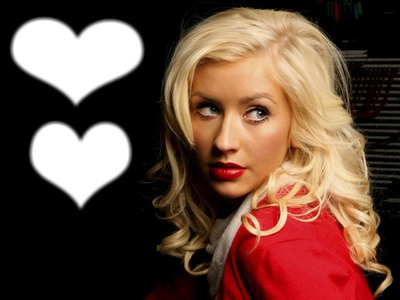 Christina Aguilera Fotomontage