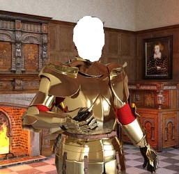 medieval knight Photo frame effect