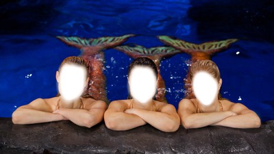 Mermaids Photomontage